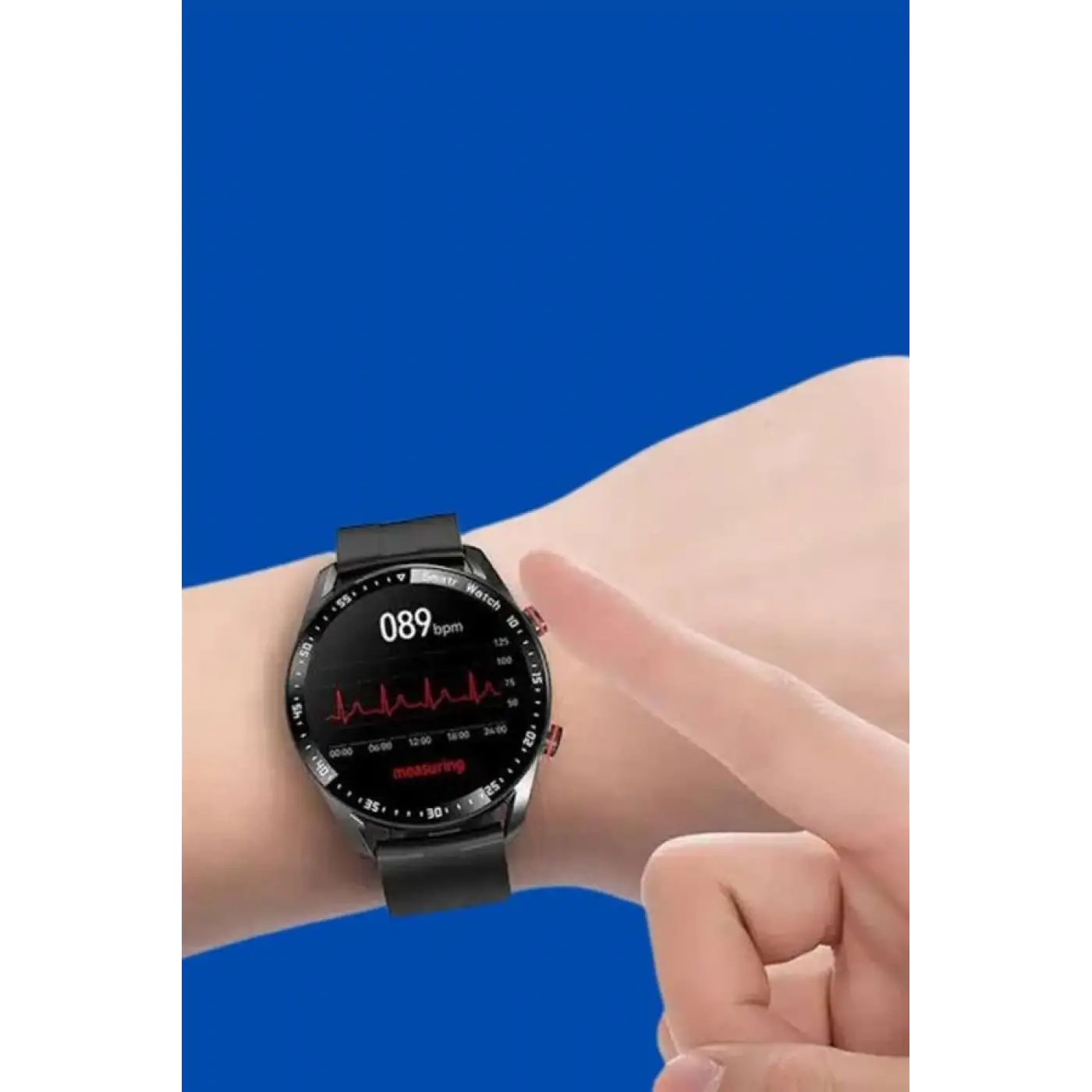 Akıllı Saat Amoled Ekran Metal Ve Deri Kordonlu Uyku ve Sağlık Takibi Titreşimli