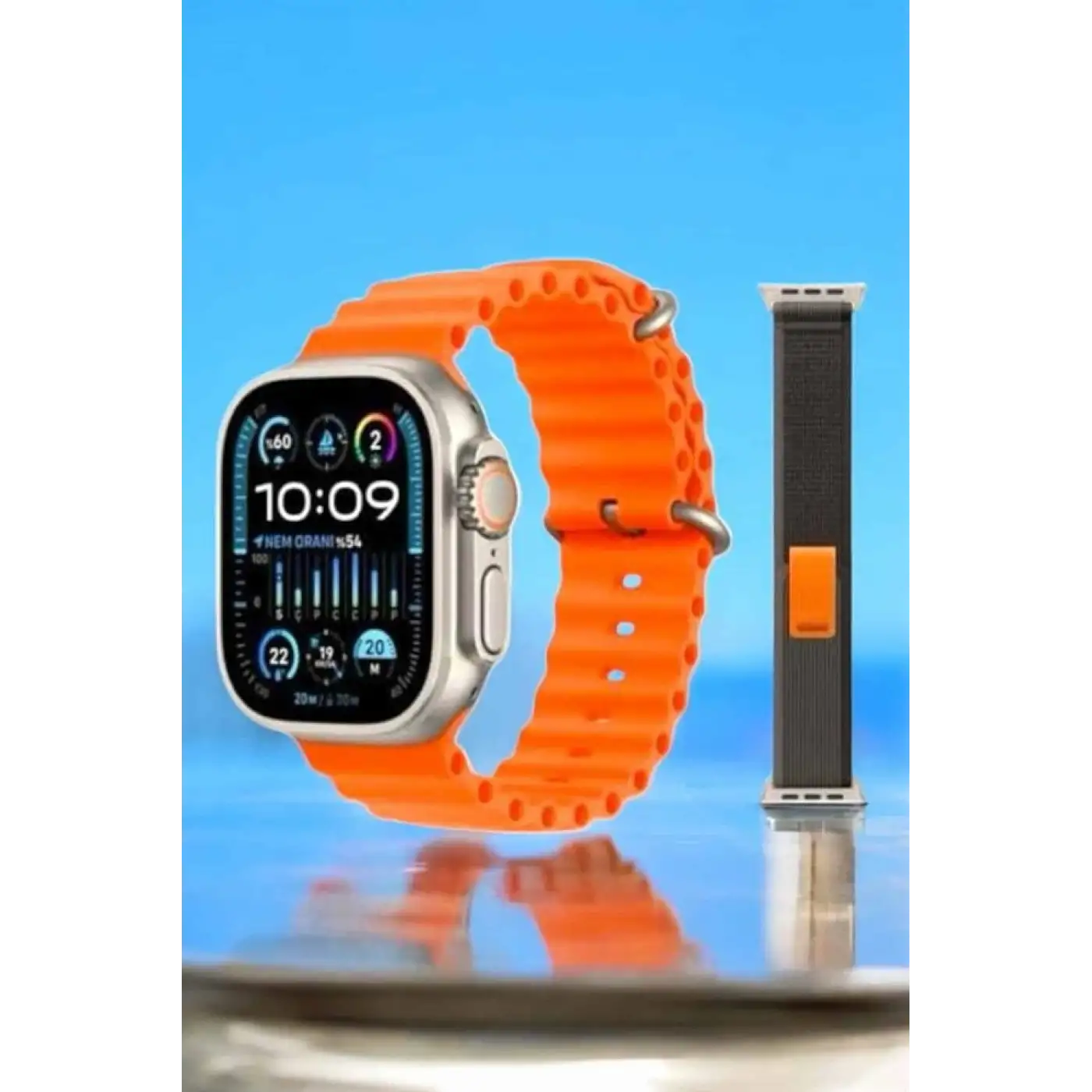 Akıllı Saat Android ve İOS Uyumlu NFC Ve GPS Özelliği Arama Cevaplayan