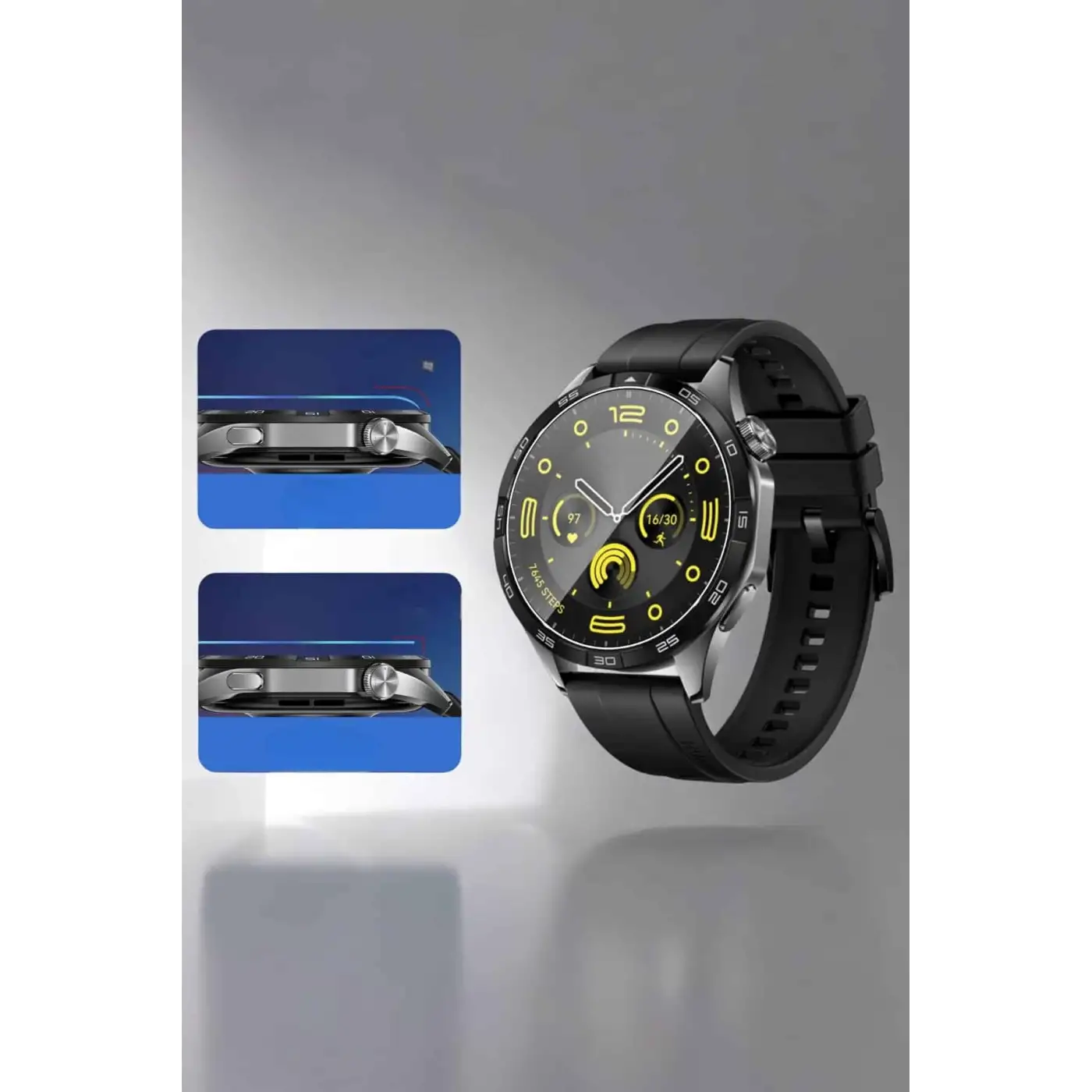 Akıllı Saat Bildirim Görme Amoled Ekran GPS Uyumlu Sesli Görüşme