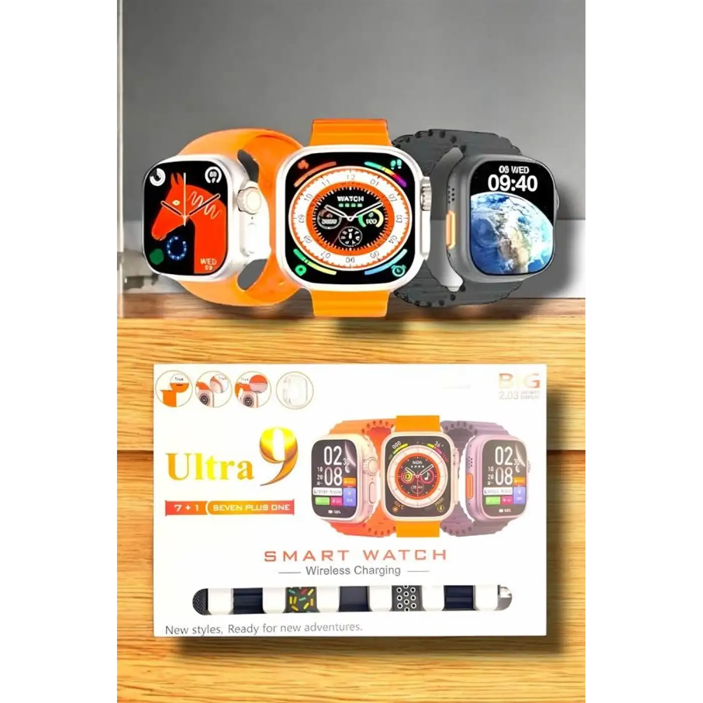 Akıllı Saat Bluetooth Bağlantılı 2.09 İnç HD Ekran ve Çok Yönlü Sağlık Takibi