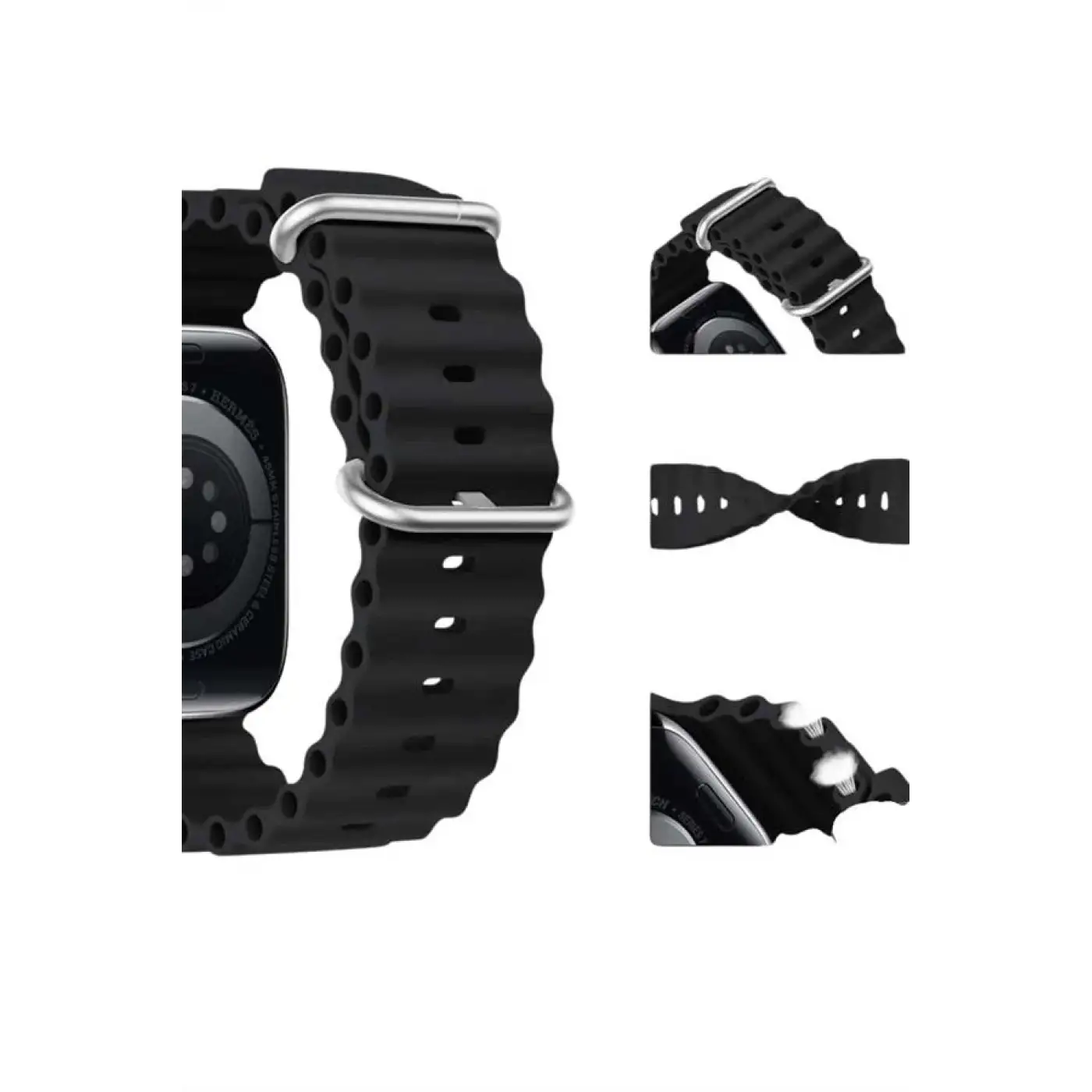 Akıllı Saat Bluetooth Bağlantılı NFC ve GPS Uyumlu Nabız Ölçer Sesli Görüşme