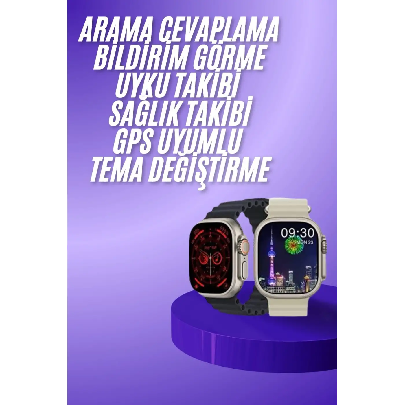 Akıllı Saat Bluetooth Bağlantılı Uyku ve Sağlık Takibi