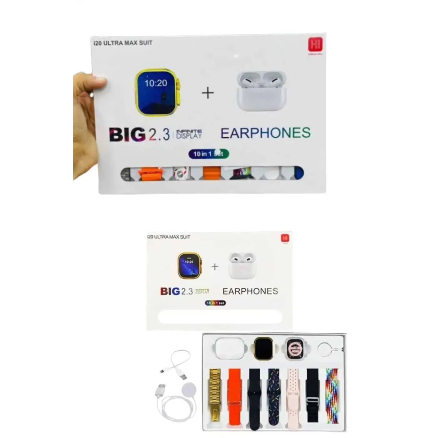 Akıllı Saat Bluetooth Kulaklık Hediyeli Bildirim Görme Sesli Görüşme Çoklu Kordon