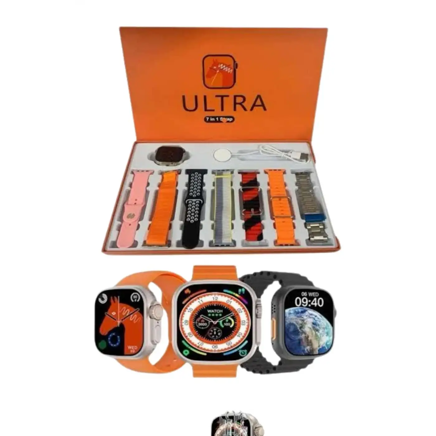 Akıllı Saat Çağrı Cevaplayabilen Unısex 7 Kordonlu Müzik Dinleme