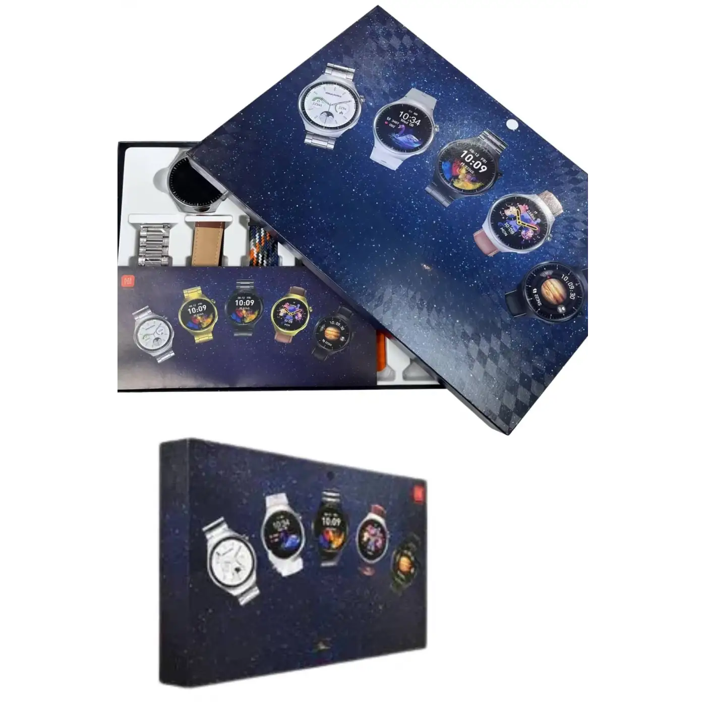 Akıllı Saat Çoklu Kordon Seçenekli Dokunmatik Ekran Nabız Sensörlü