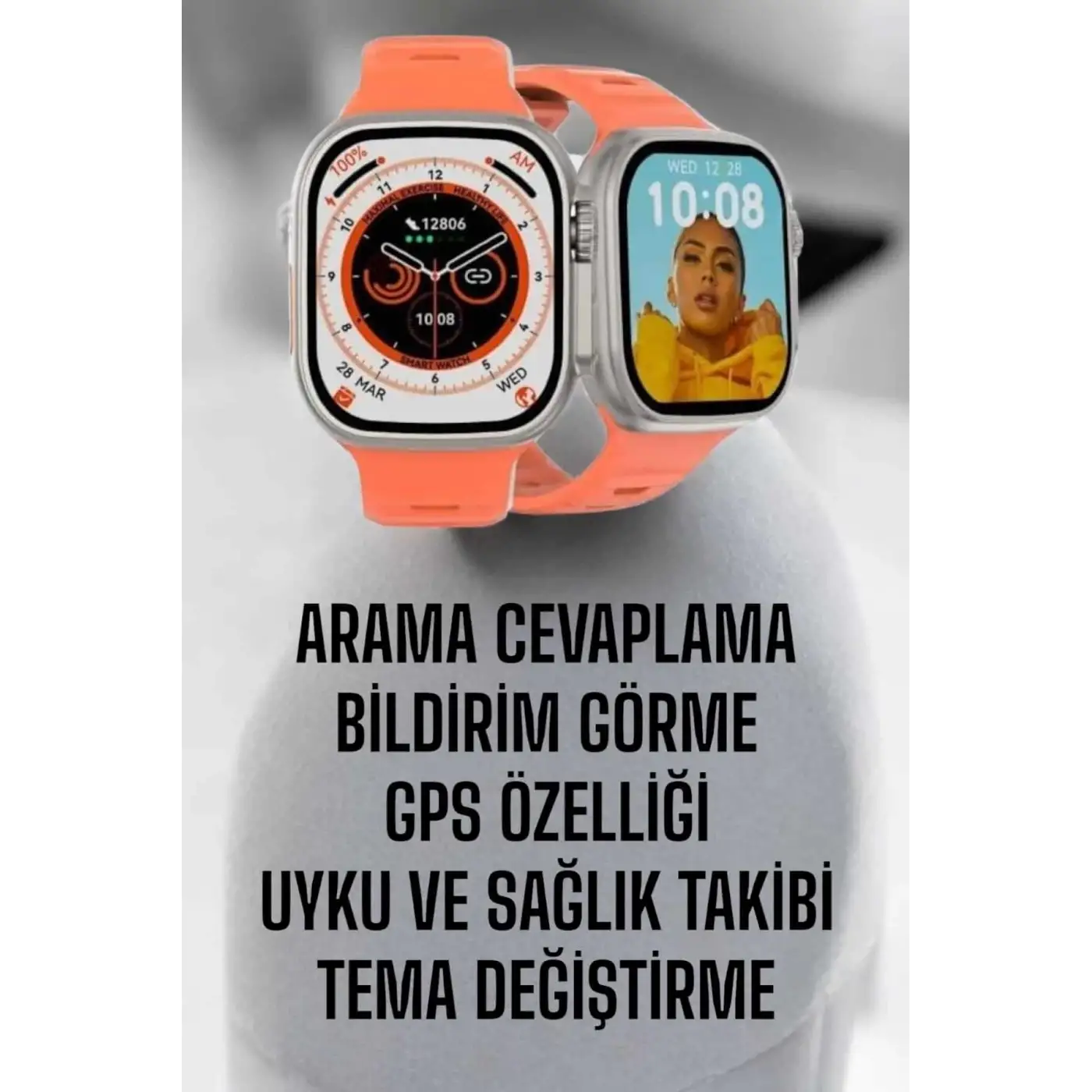 Akıllı Saat GPS, Sağlık Ve Uyku Takibi Arama Cevaplayan Bluetooth Bağlantılı