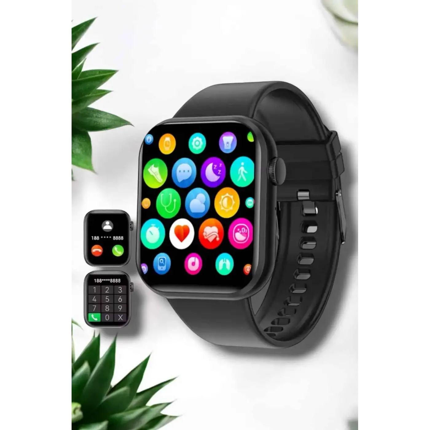 Akıllı Saat iOS ve Android ile Uyumlu Şık ve Çok Fonksiyonlu