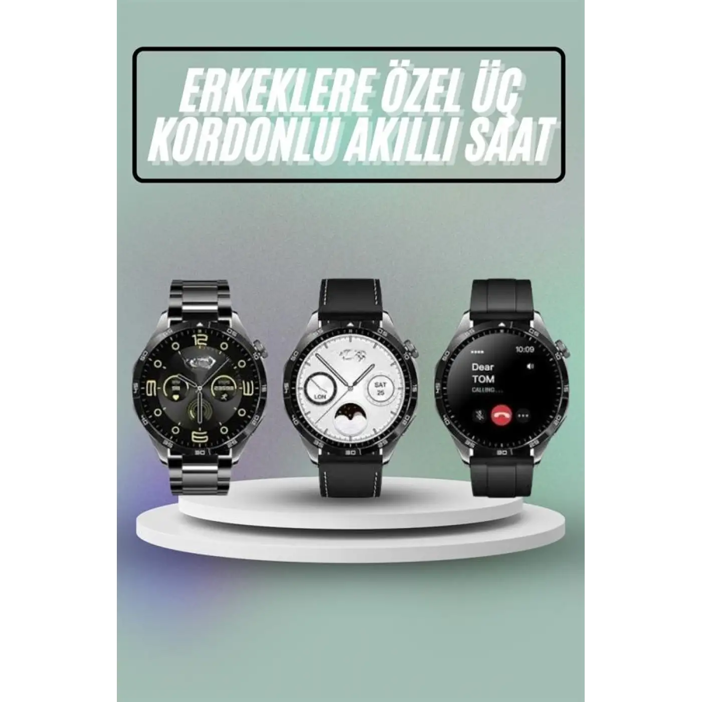 Akıllı Saat Ios Ve Android Tüm Telefonlara Uyumlu Çok Fonksiyonlu Amoled Ekran