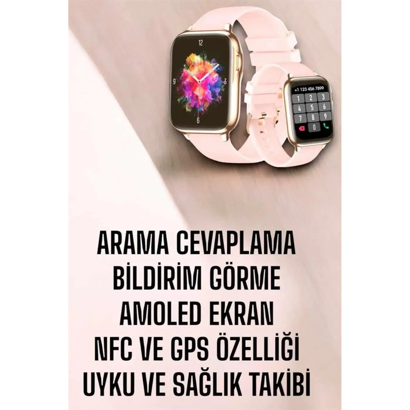 Akıllı Saat Kadınlara Uyku Ve Sağlık Takibi Yapabilen Bileklik Hediyeli