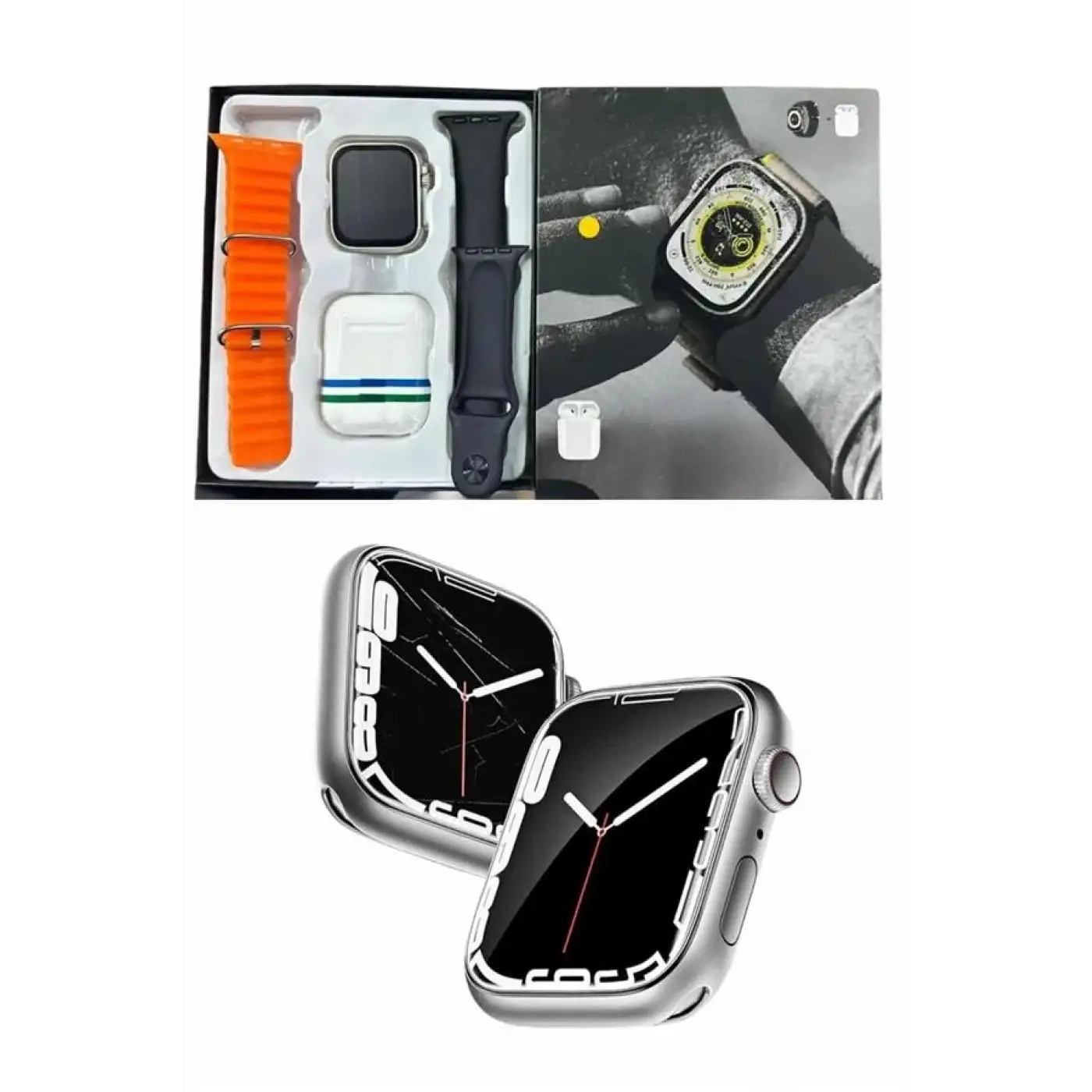 Akıllı Saat Kulaklık Hediyeli Uyku ve Sağlık Takibi Yapabilen Uzun Ömürlü