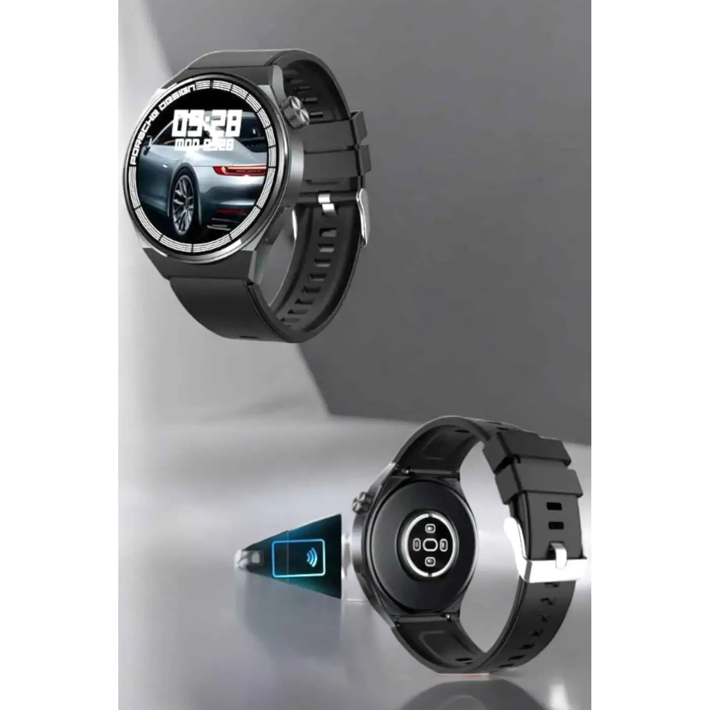 Akıllı Saat Nabız Sensörlü Bildirim Görebilen Spor Modları GPS Takibi