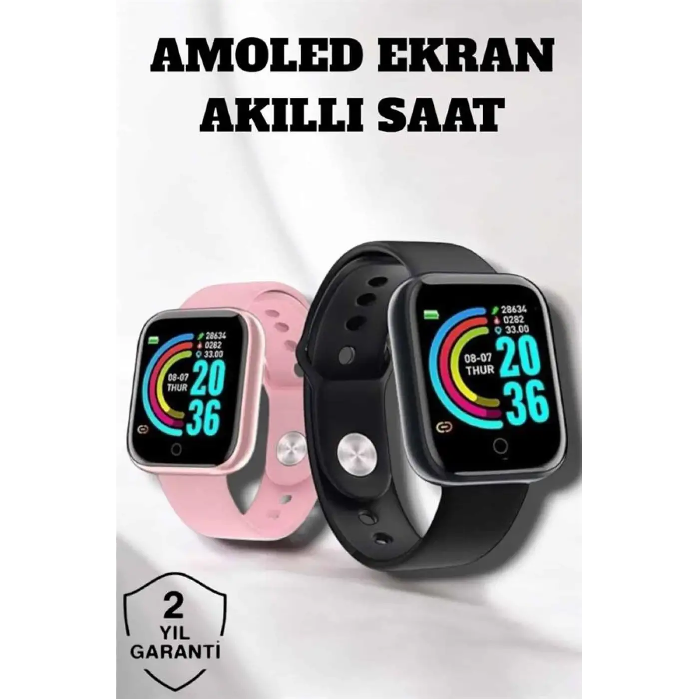 Akıllı Saat Sağlık Takibi ve Akıllı Özelliklerle Donatılmış Modern Akıllı Saat