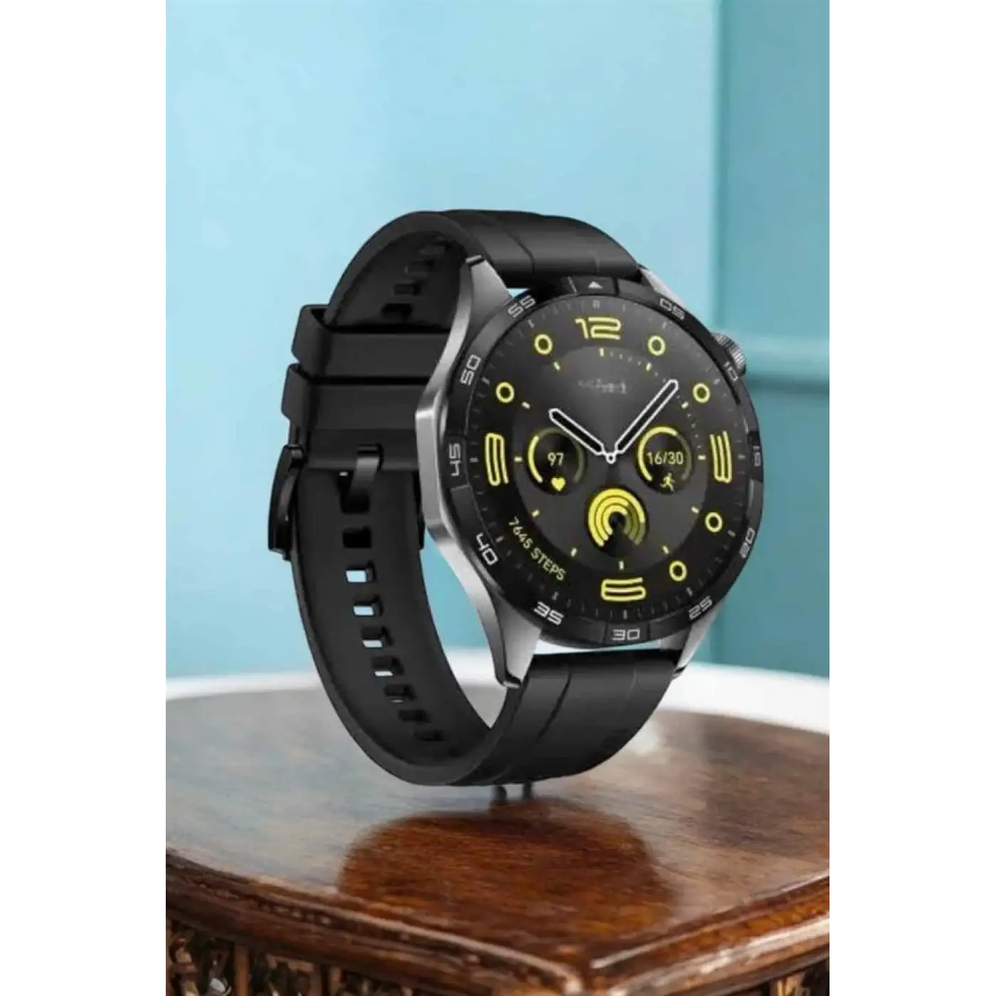 Akıllı Saat Titreşimli Pusula Nabız ve Tansiyon Ölçer NFC Uyumlu