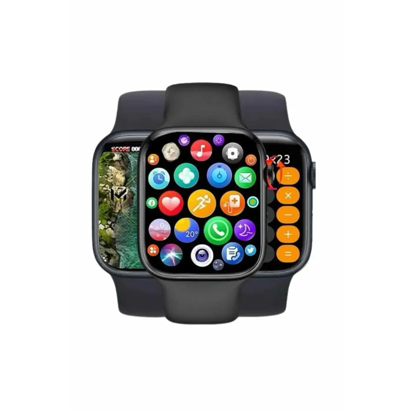 Akıllı Saat Uyku ve Sağlık Takibi Arama Cevaplama 44 MM Amoled Ekran