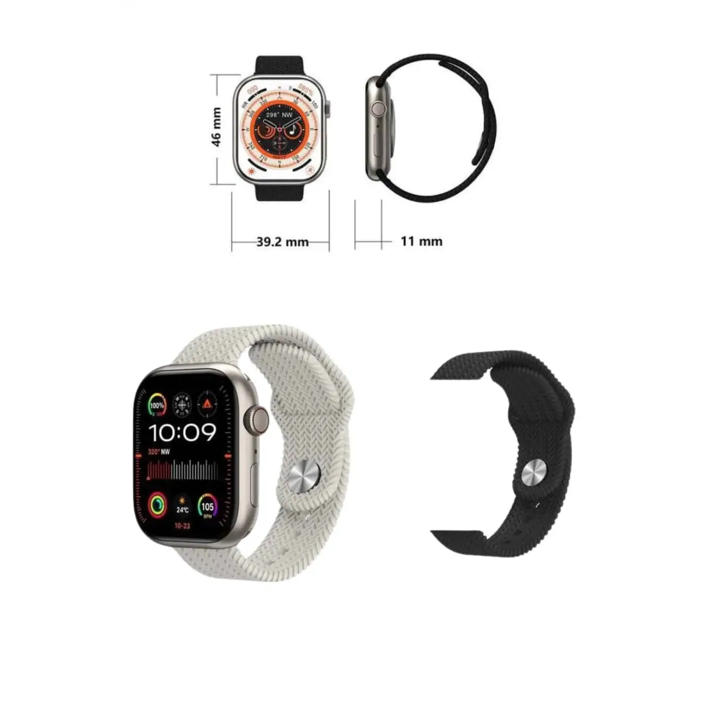 Akıllı Saat Uyku ve Sağlık Takibi GPS Uyumlu Tema Değiştirme