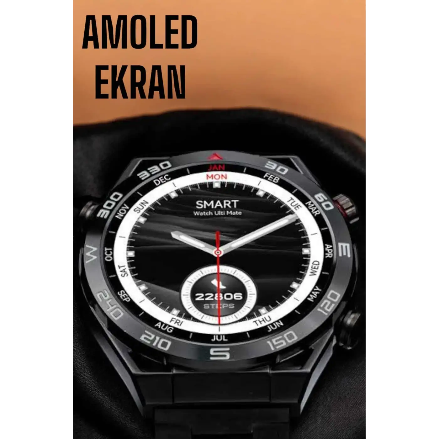 Akıllı Saat Yeni Nesil 2024 Model Metal Kordonlu Bluetooth Bağlantılı