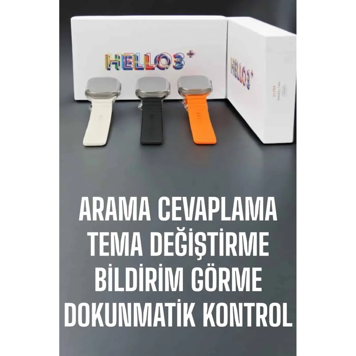 Akıllı Saat Yeni Nesil Sesli Asistan Uyku ve Sağlık Takibi Adımsayar