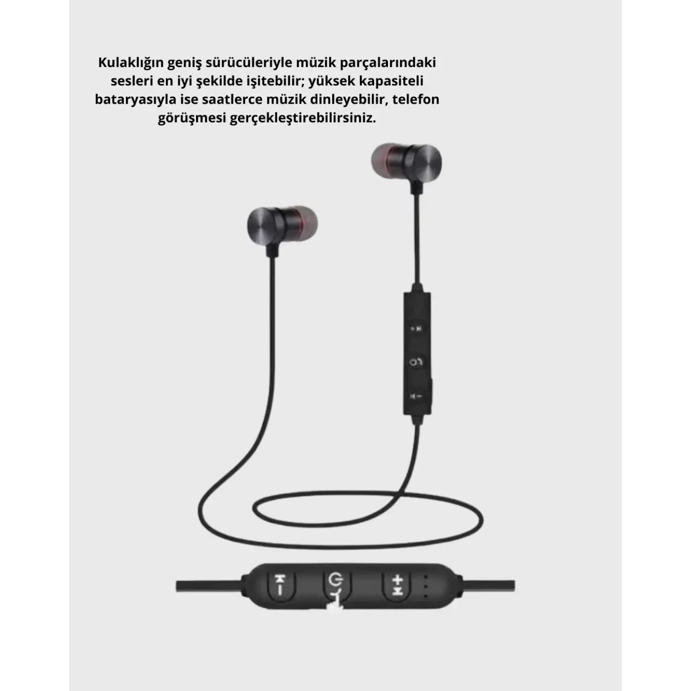 Akıllı Spor Bilekliği ve Gürültü Önleyici Bluetooth Kulaklık Seti