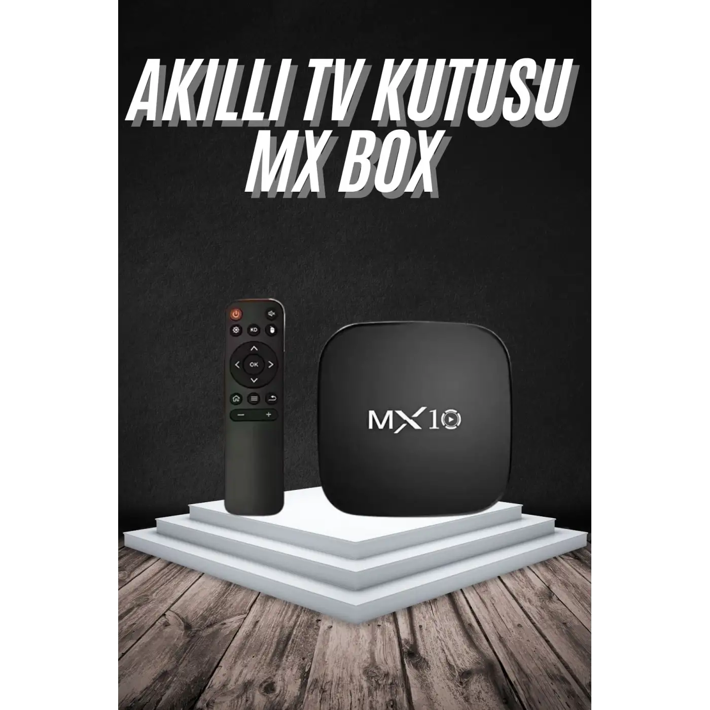 Akıllı TV kutusu Mx Box Android 7.1 TV kutusu 2.4G Wifi