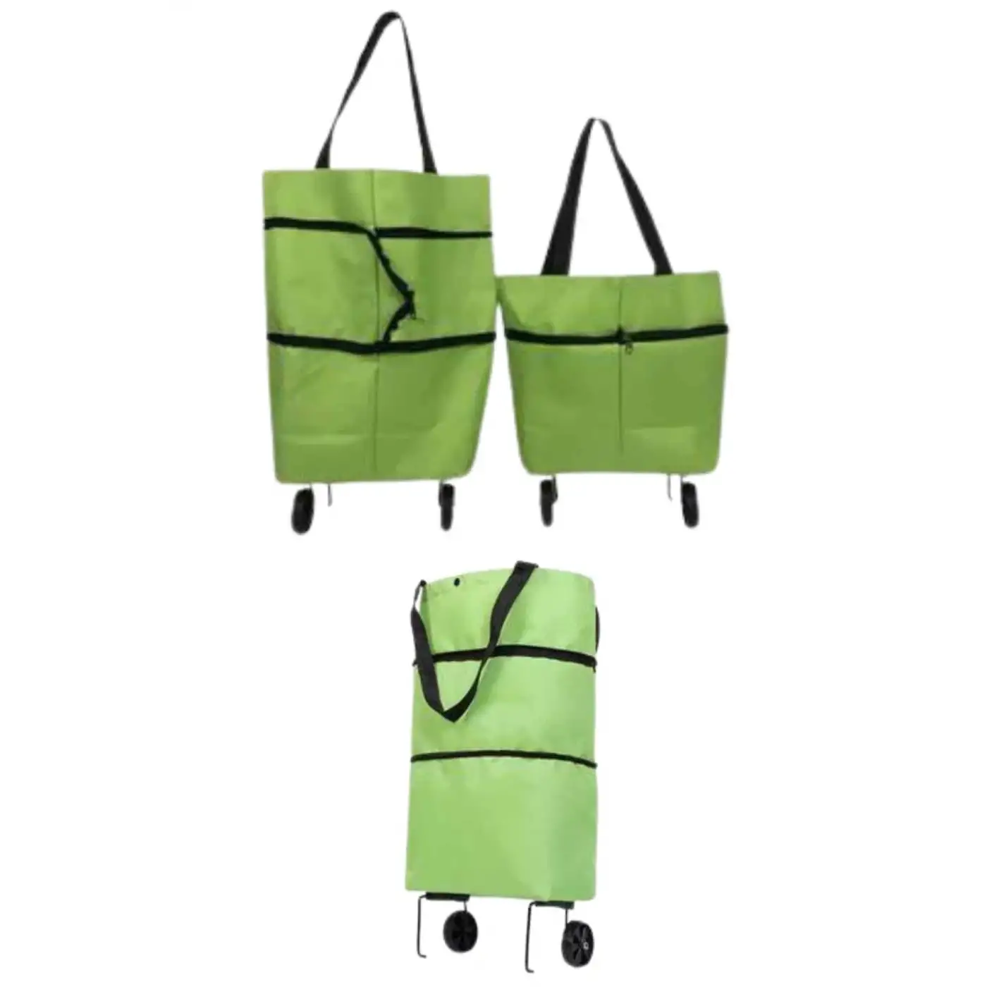 Alışveriş Çantası Katlanabilir Pazar Arabası Tekerlekli Pazar Arabası Katlanabilir