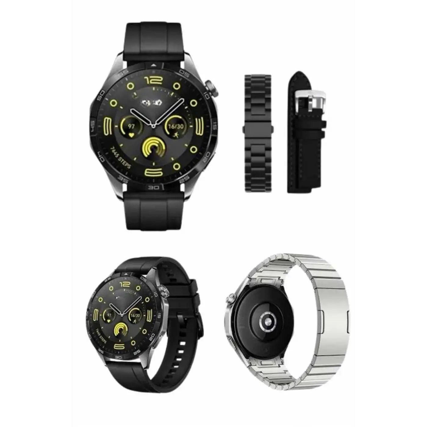 Amoled Ekran 3 Kordonlu Akıllı Saat 5.0 Bluetooth Bağlantılı Android ve İOS Uyumlu