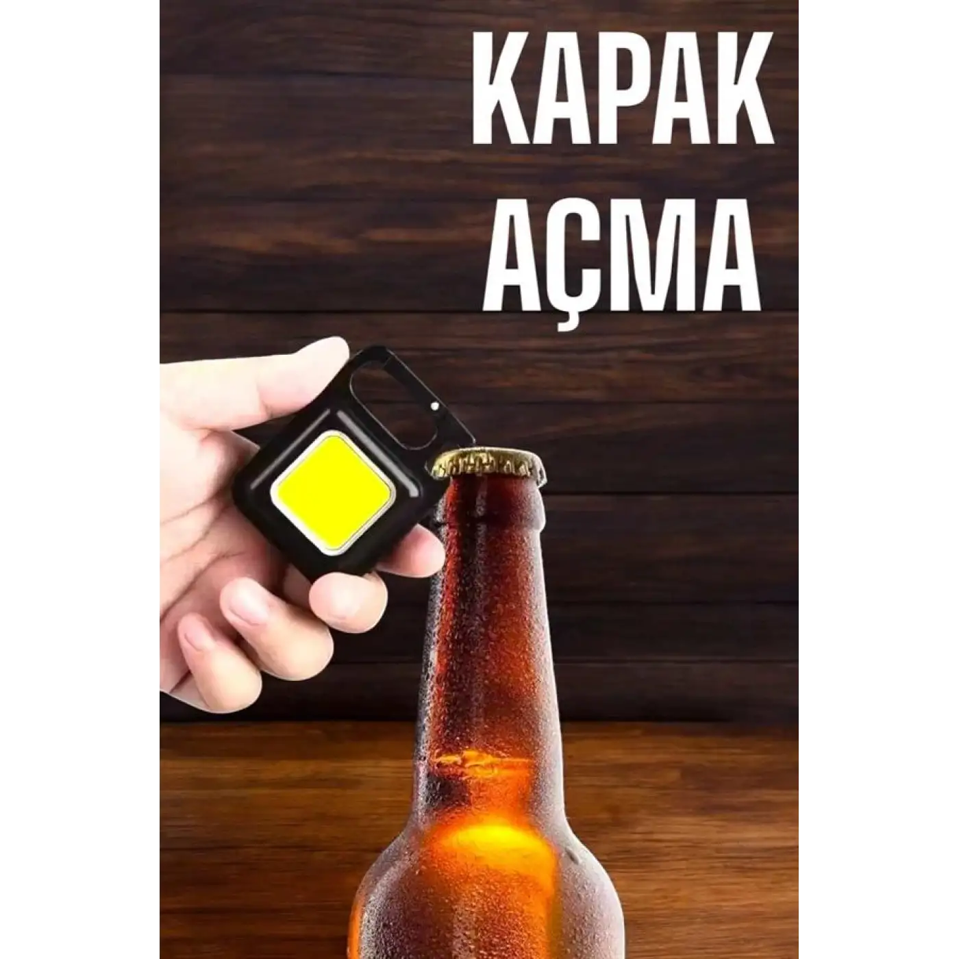 Anahtarlık Çok Amaçlı Mıknatıslı Taşınabilir Işık Led Şarjlı