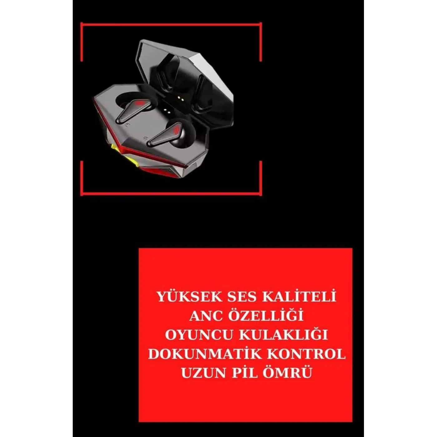 ANC Özellikli Bluetooth Kulaklık ve Amoled Ekran Akıllı Saat Uyku ve Sağlık Takibi Nabız Ölçer