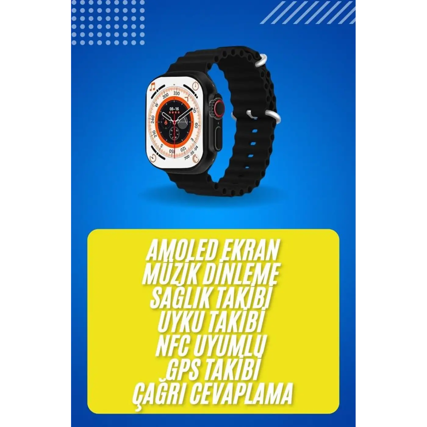 Android ve İOS Uyumlu Arama Konuşma Yapabilen Akıllı Saat