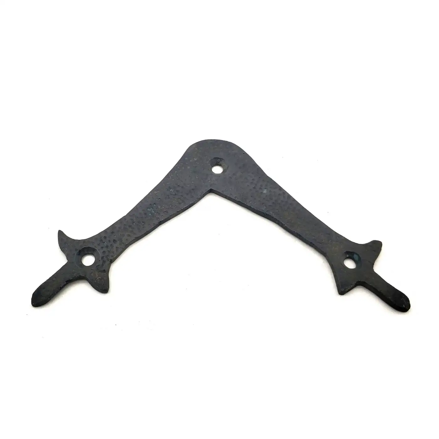 Antika Tarz Dekoratif Pirinç Zambak Gönye - Üst, 107x107 Mm, Oksit