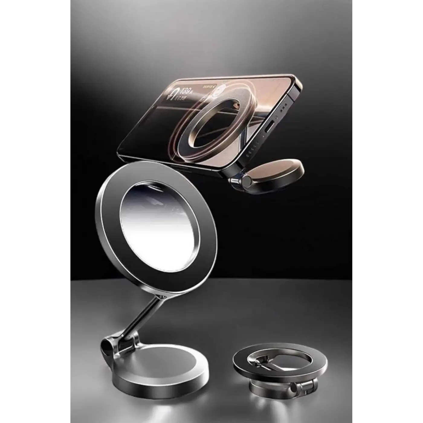 Araç İçi Telefon Tutacağı Manyetik Tasarım Ayarlanabilir