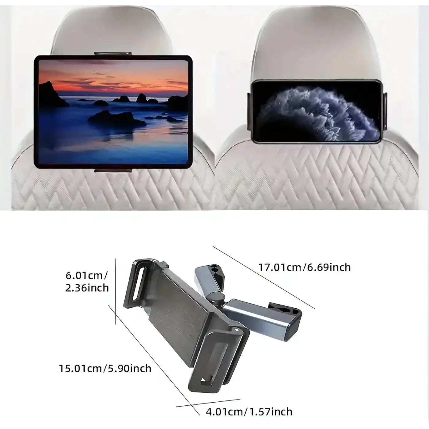Araç Koltuk Arkası Tablet Tutucu, Telefon Tutucu, Tablet/Telefon Tutucu