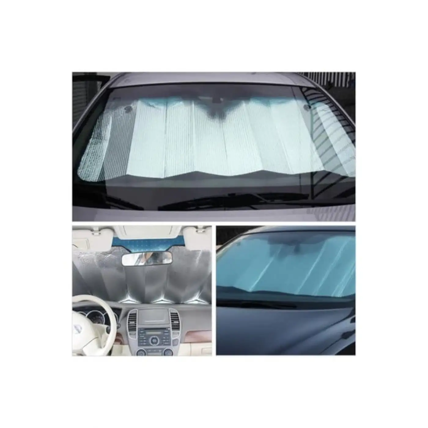 Araç Ön Cam Güneşlik Katlanabilir UV Koruma Ford Focus Renault Megane Skoda Superb Honda Civic