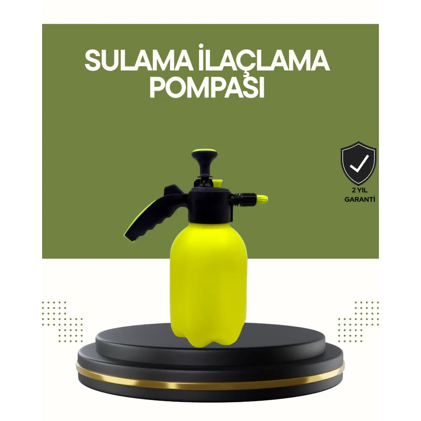 Araç Temizleme Püskürtücü 2L Basınçlı Bakır Nozullu Cila Sprey