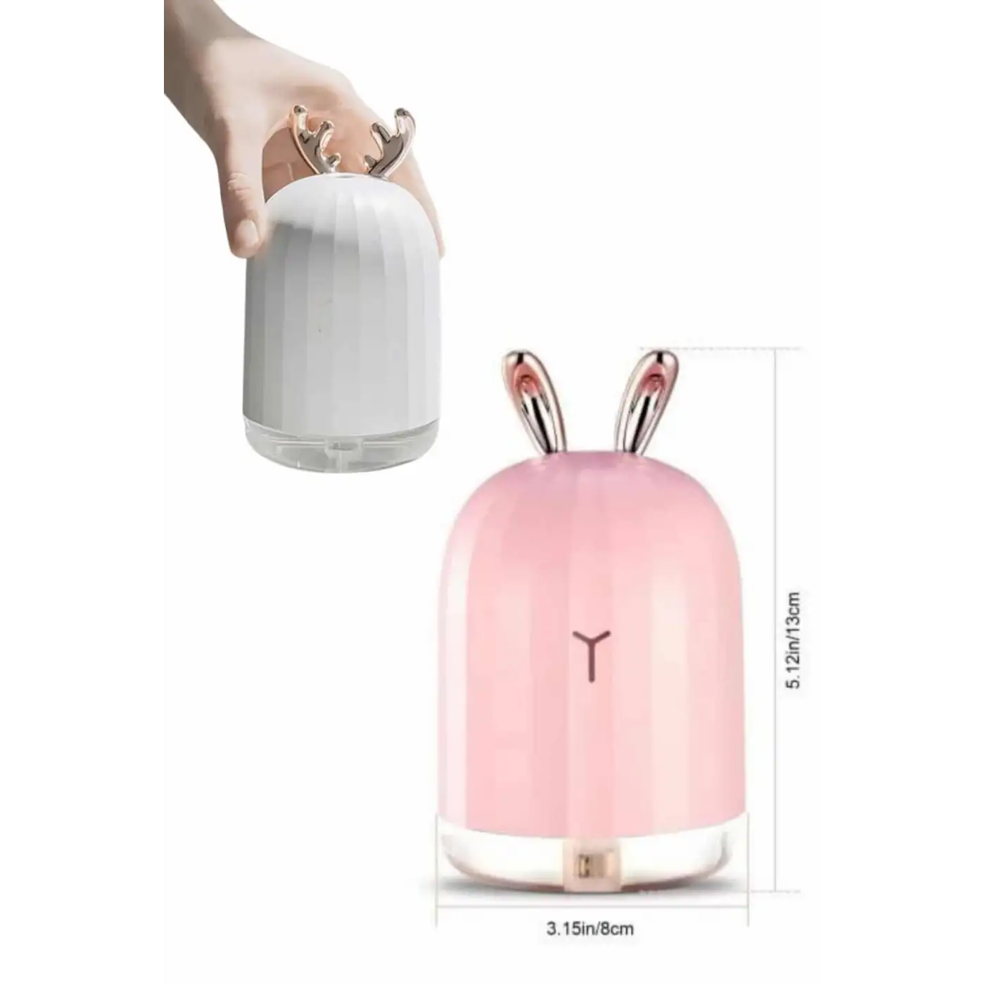 Aromaterapi Hava Nemlendirici Dekoratif USB Şarjlı Tavşan Nemlendirici