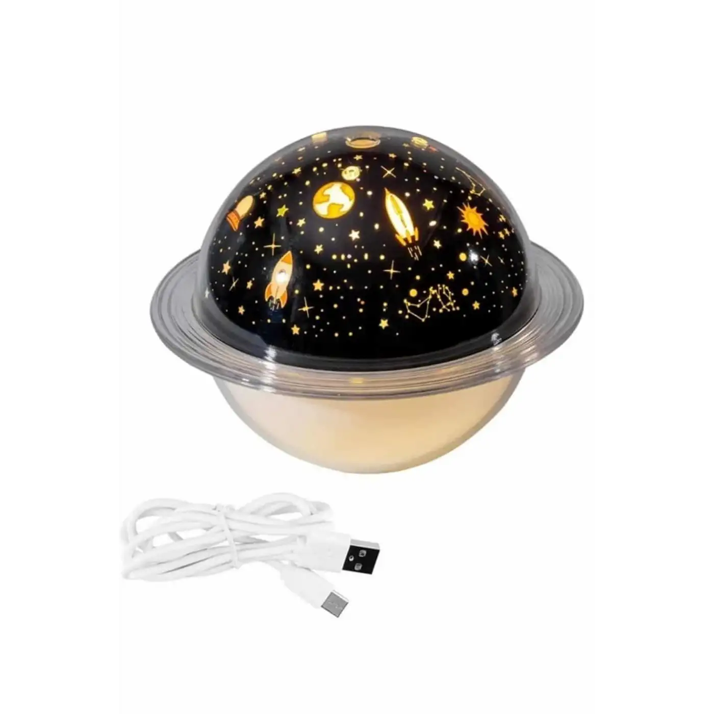 Aromaterapi Hava Nemlendirici Gece Lambası Uzay Model Satürn Oda Kokusu