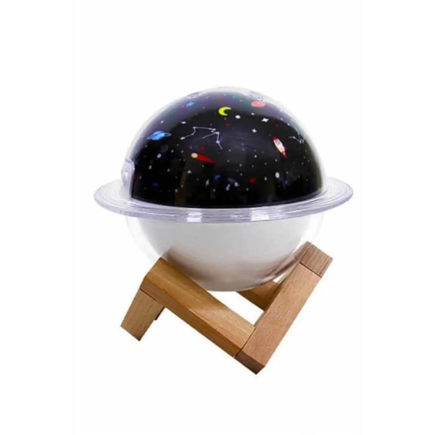 Aromaterapi Hava Nemlendirici Gece Lambası Uzay Model Satürn Oda Kokusu