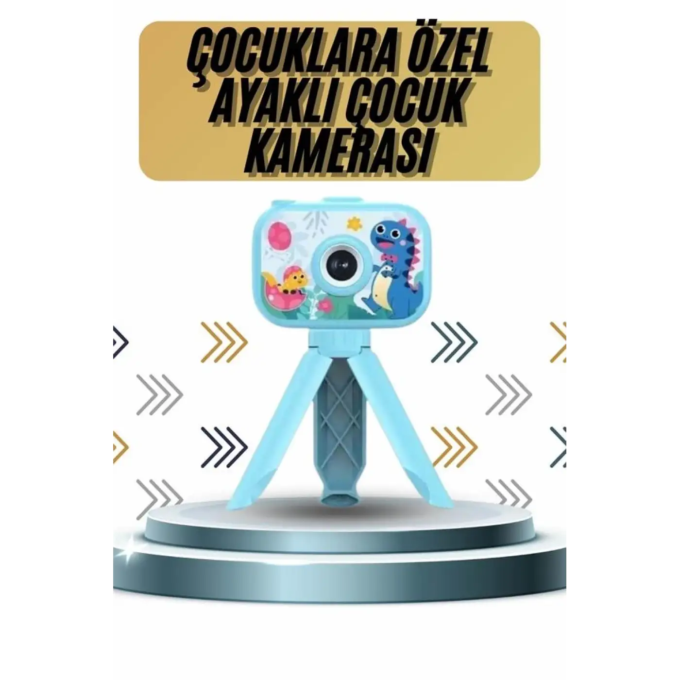 Ayaklı Çocuk Kamerası Tripodlu Mini 1080p Hd Çocuk Kamera