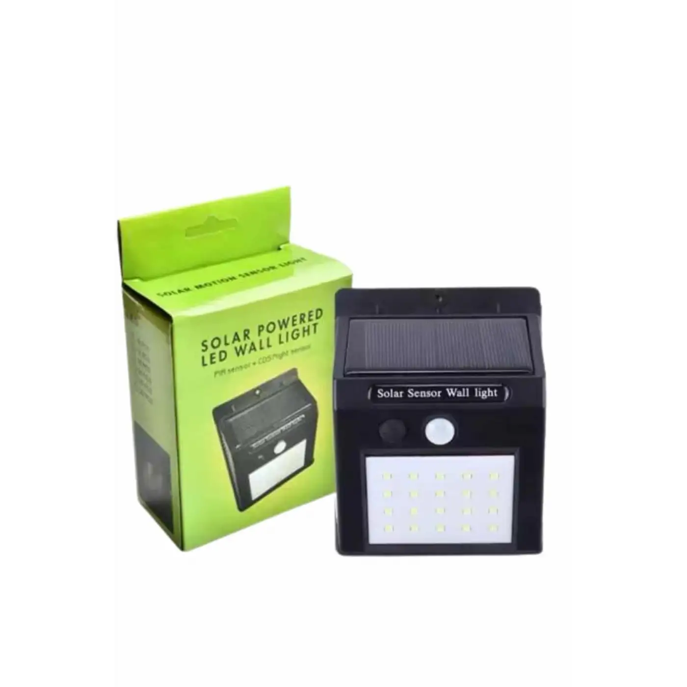 Bahçe Aydınlatma Sensörlü Güneş Enerjili Duvar Lambası 40 Led Işık