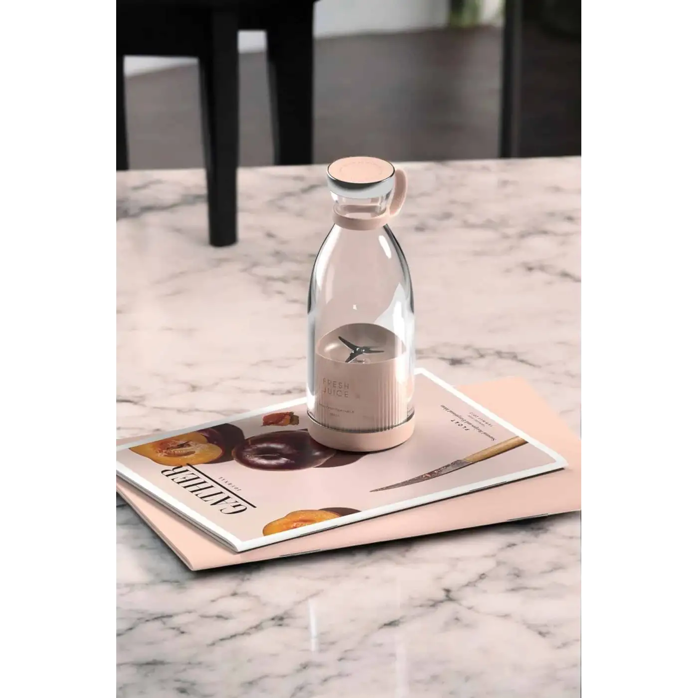 Bardak Blender Smoothie Meyve Sıkacağı Şarjlı Cam Taşınabilir