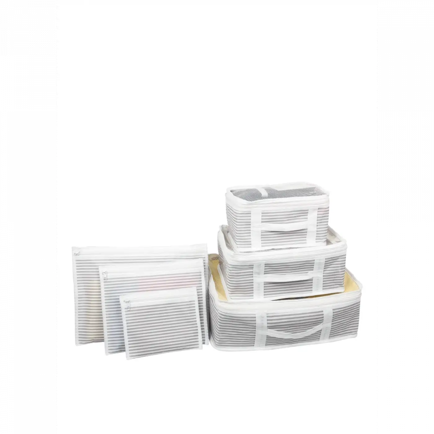 Bavul İçi Organizer Seti - Yatak Odası Organizer Set - Makyaj Organizer Mini Hurçlar (6 Parça)