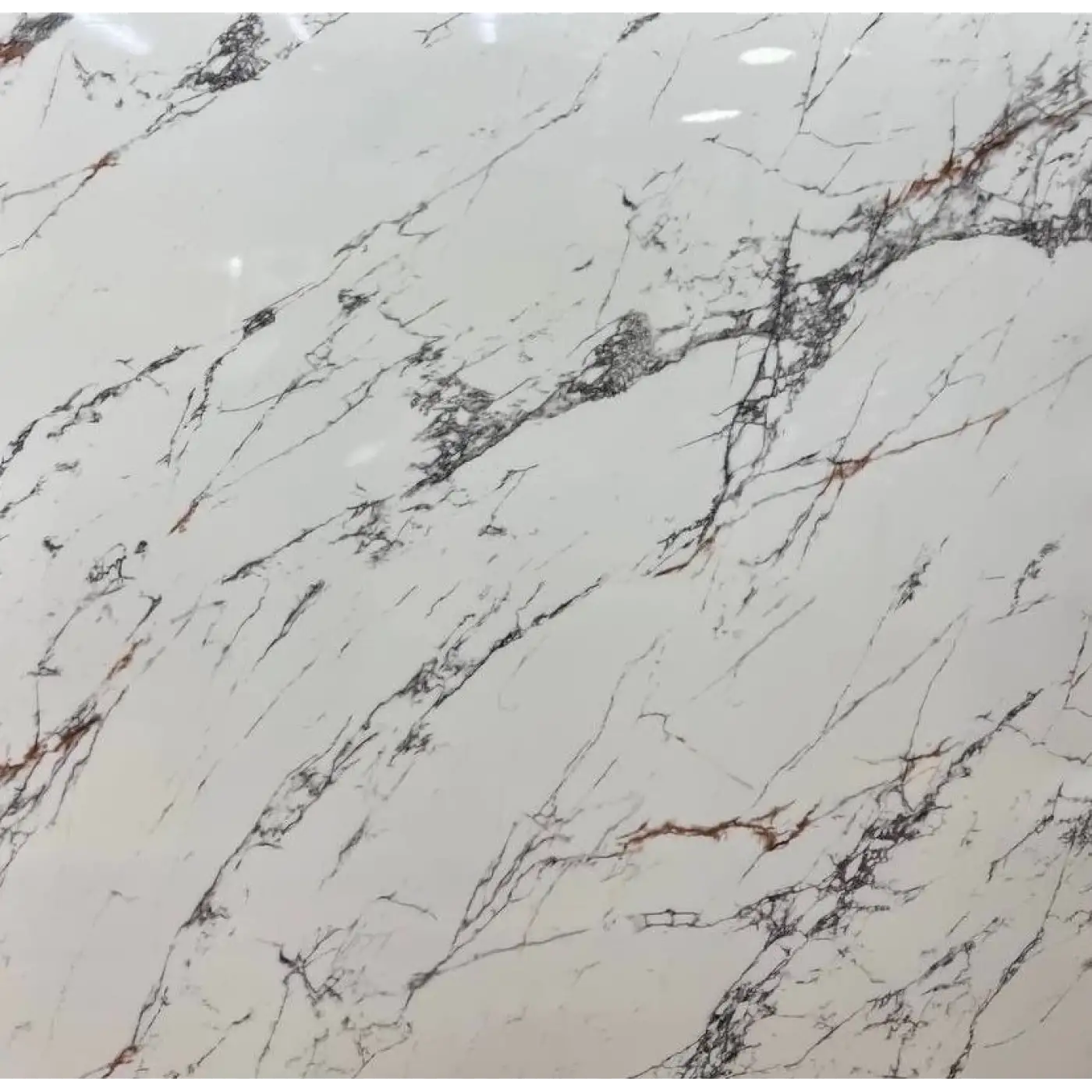 Beyaz Mermer Desenli Yapışkanlı Kaplama Kağıdı  Büyük Boy 5 Metre