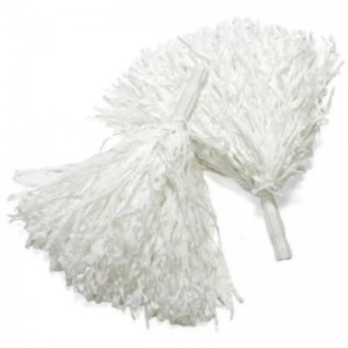 Beyaz Renk Gösteri Ponponu Çift