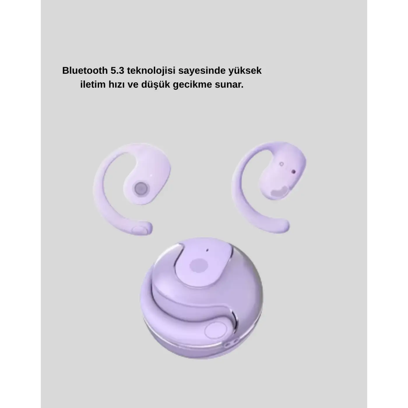 Bluetooth 5.3 S05 Kablosuz Kulaklık IPX4 Spor Uyumlu Suya Dayanıklı Stereo