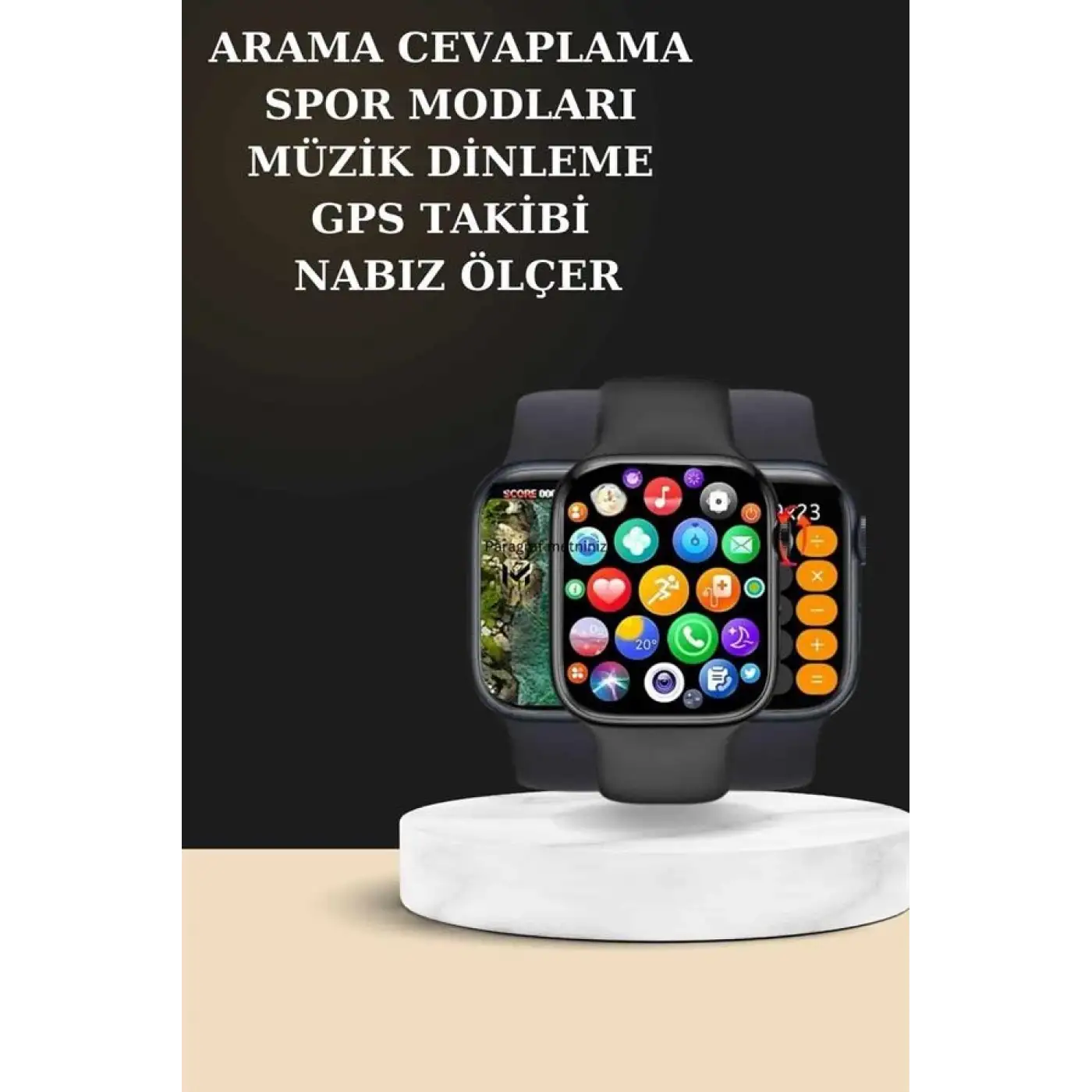 Bluetooth Bağlantılı Kablosuz Kulaklık ve Yeni Nesil Akıllı Saat 5.0 Bluetooth