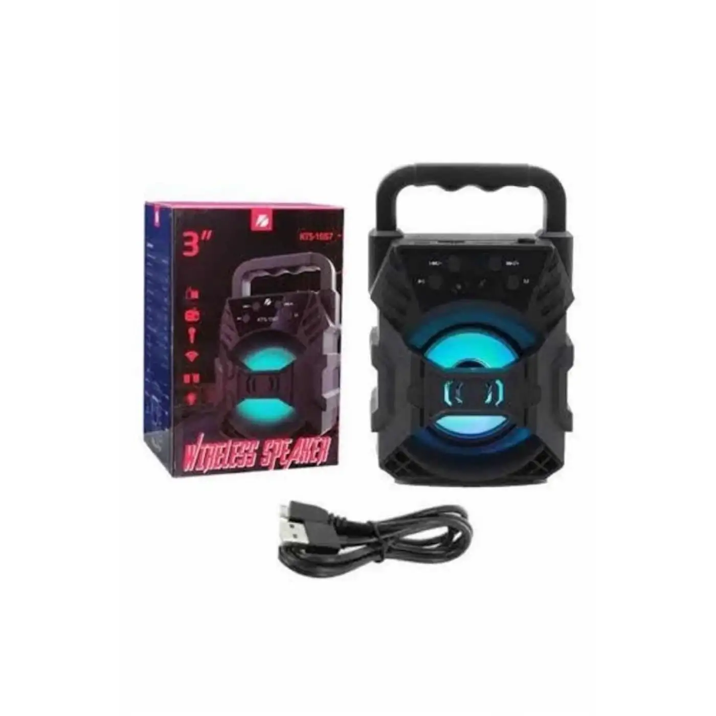 Bluetooth Hoparlör Android ve İOS Uyumlu Ses Bombası USB Girişli Taşınabilir