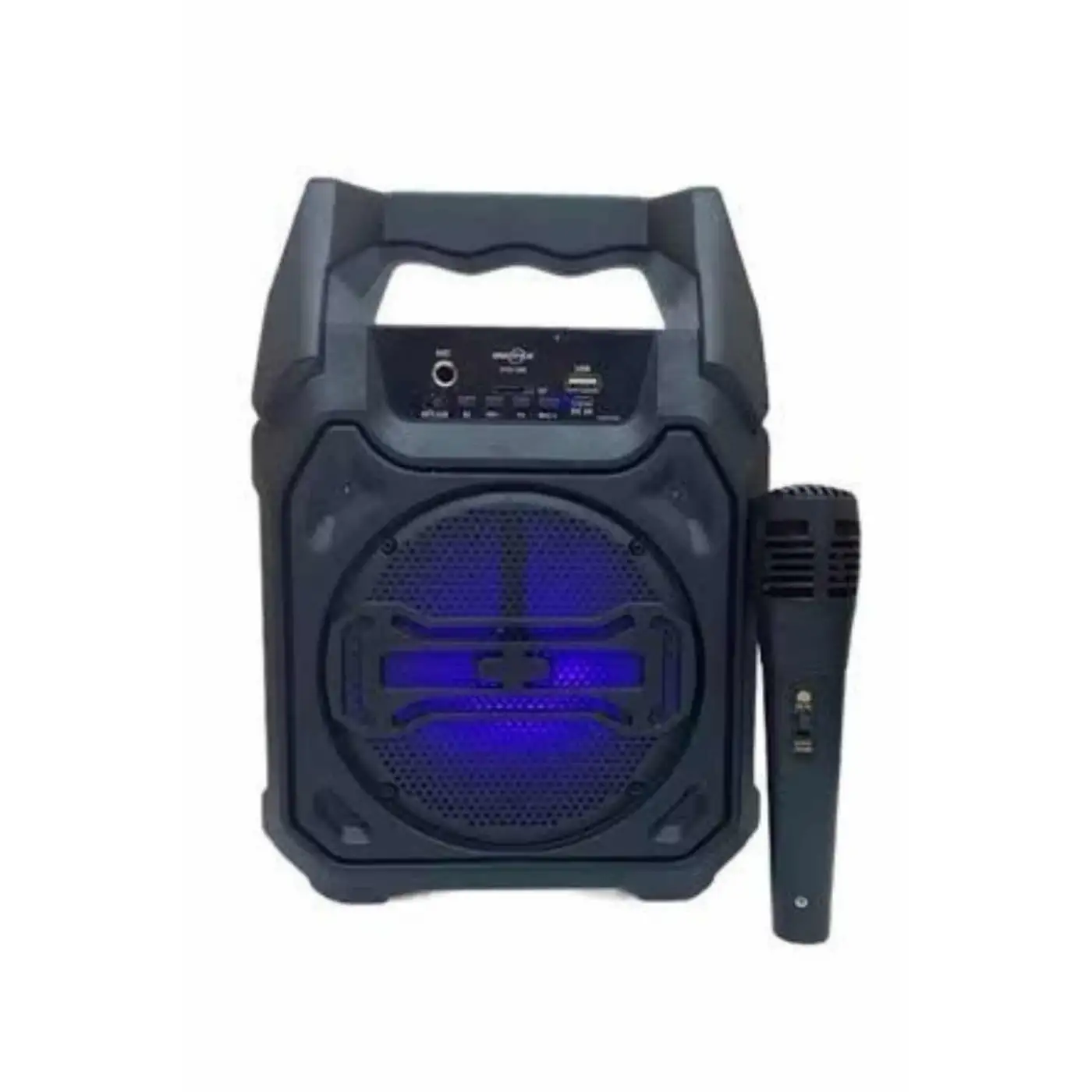 Bluetooth Hoparlör Led Işıklı Taşınabilir Kablosuz Speaker Uzun Pil Ömrü