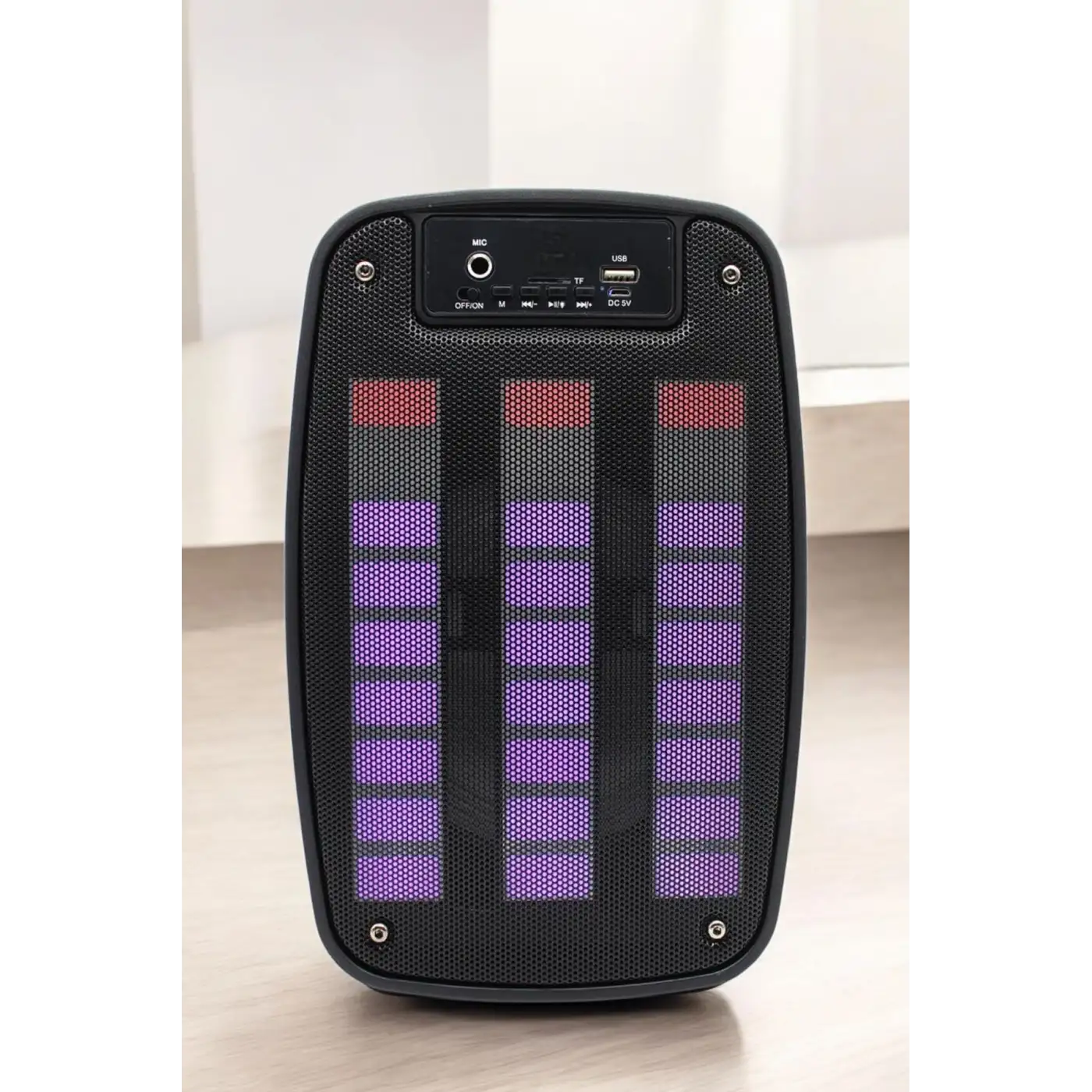Bluetooth  Hoparlör Mikrofonlu Speaker Taşınabilir Şarjlı