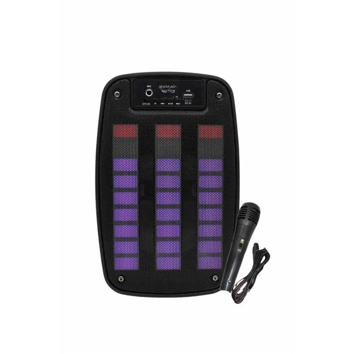 Bluetooth Hoparlör Taşınabilir Şarjlı Işıklı Büyük Boy Yüksek Ses Kaliteli