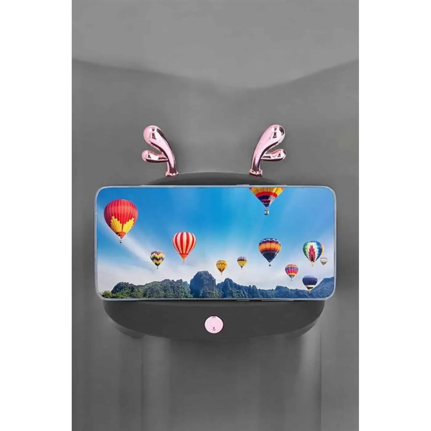 Bluetooth Hoparlör Telefon Tutuculu Akıllı Hoparlör Uzun Pil Ömrü