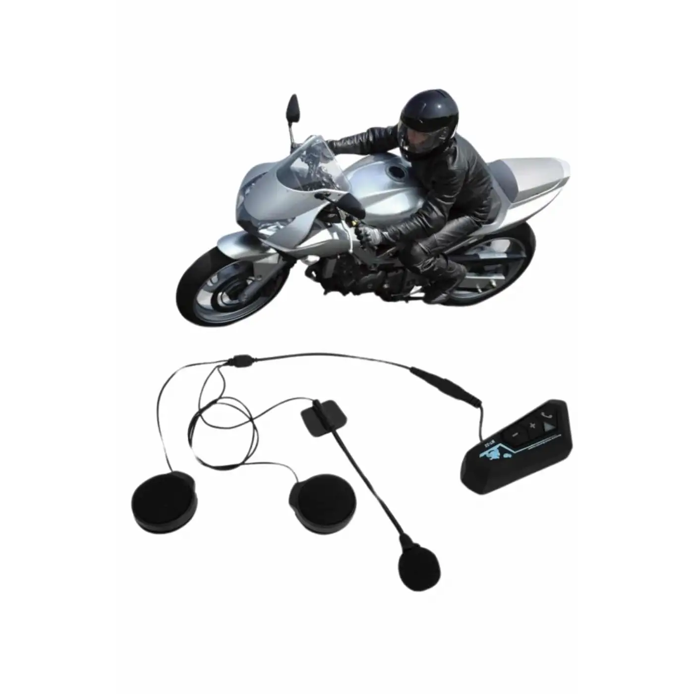 Bluetooth Kask Kulaklığı Intercom 5.0 Bluetooth Android ve İOS Uyumlu